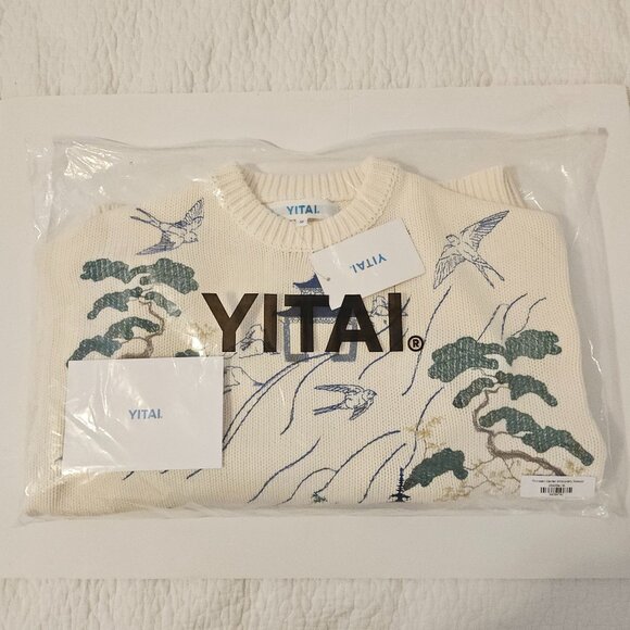 [NWT] YITAI Porcelain Garden Embroidery Sweater - Picture 7 of 11